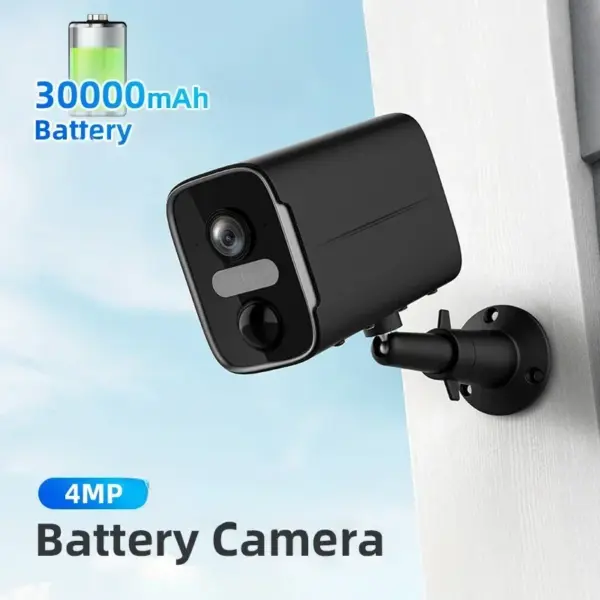 4G SIM Battery Powered Security Spotlight WIFI Camera 4MP Floodlight Camera PIR Detection Outdoor Wireless CCTV Camera - Image 3