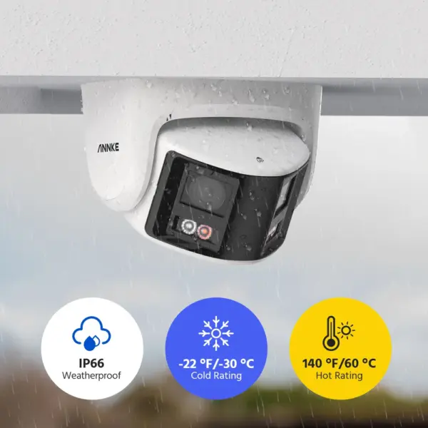 ANNKE 180° 8MP DUO POE Dual Lens Wide View Outdoor Video POE Camera,4K AI Human Detect,8MP Security CCTV Camera Smart Home - Image 6